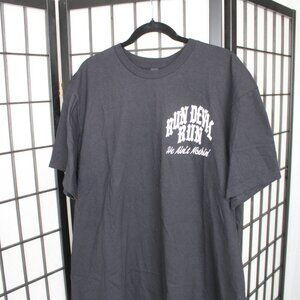 Gildan Hammer Mens XL "Run Devil Run - He aint nothin" Black Tshirt